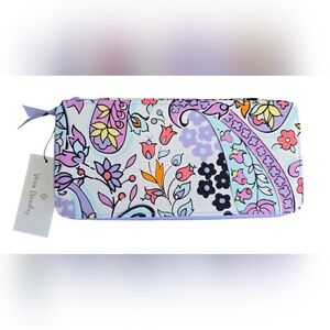NWT Vera Bradley Large Travel Pill Case in Maddalena Paisley Soft 7-day 28 slots